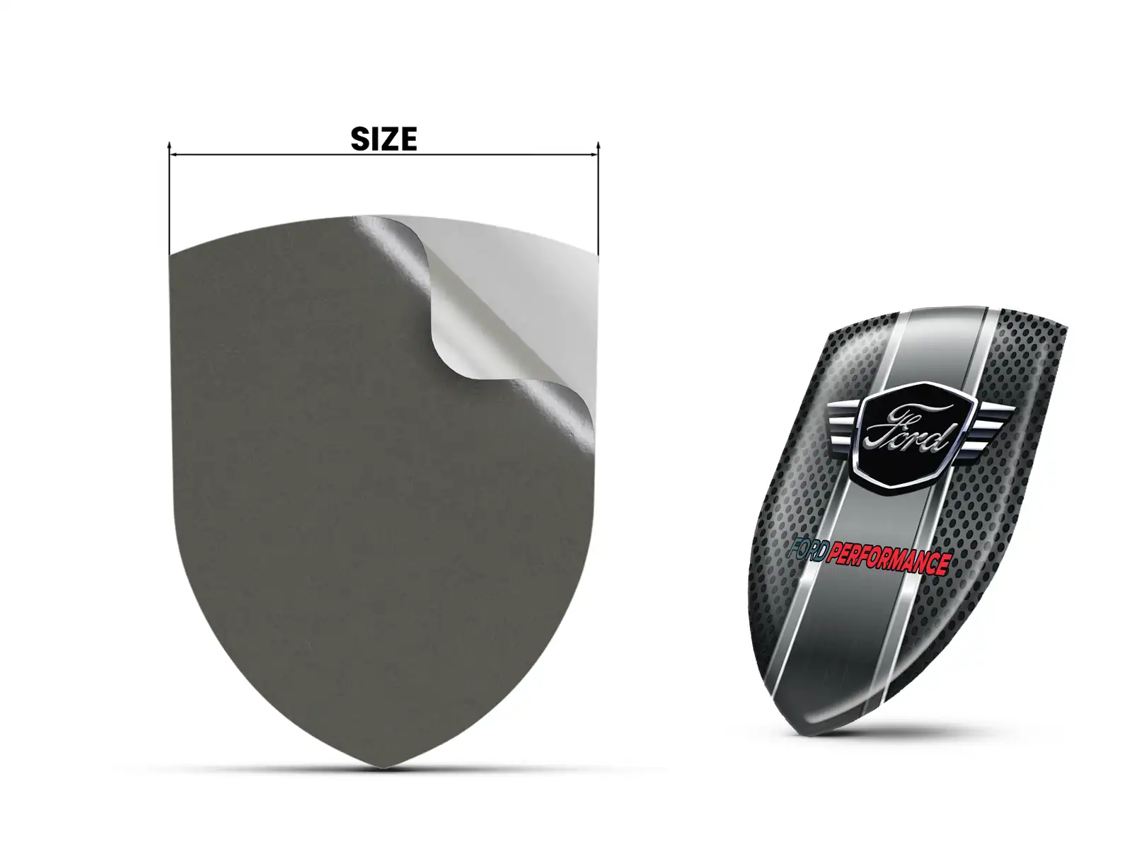 Ford Domes Label Custom Design Edle Dome Aufkleber
